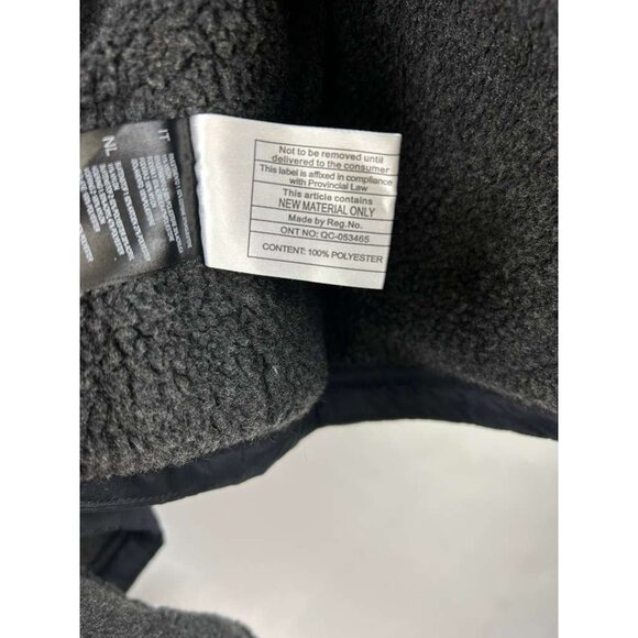 Kuhl Projekt Jacket Men's Size Large Navy Blue Hooded Pockets Faux Leather - Picture 9 of 16